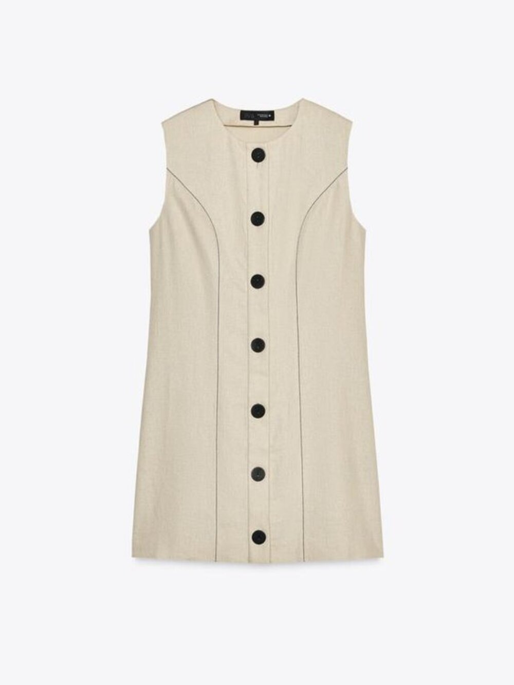 Zara linen mini dress